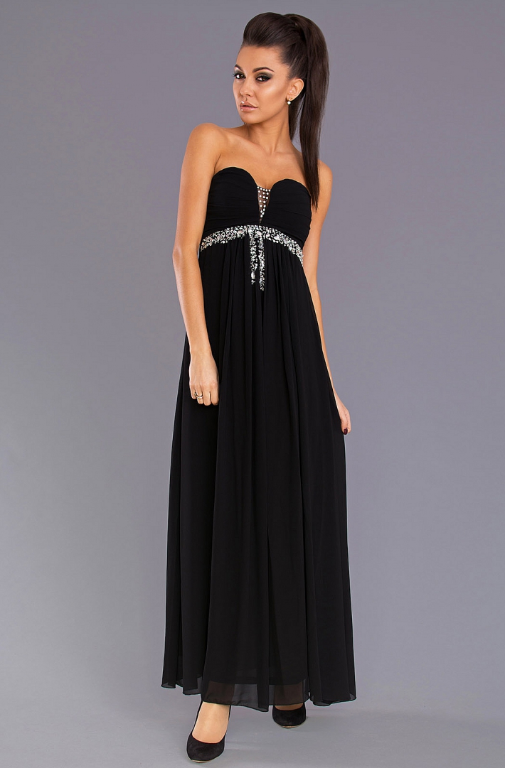 098a56c8a6ff02eb86ff2c903224043e.jpg Elegancka sukienka o dopasowanym kroju w kolorze czarnym - obrazek 1