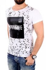 Elegancki t-shirt w casualowym stylu