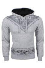 Efektowna bluza z praktycznymi kieszeniami w kolorze szarym