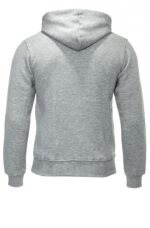 Efektowna bluza z praktycznymi kieszeniami w kolorze szarym - obrazek 3