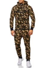 Elegancki dres na chłodniejsze dni w kolorze moro khaki