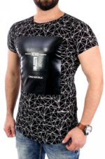 Praktyczny t-shirt z miękkiej bawełny