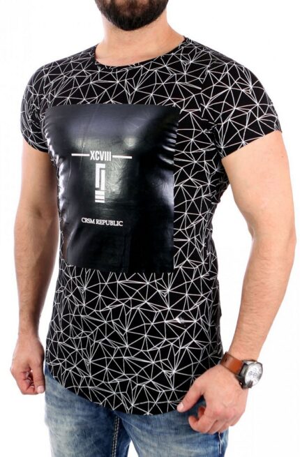 Praktyczny t-shirt z miękkiej bawełny