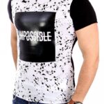 Modny t-shirt z wygodnym ściągaczem
