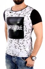 Modny t-shirt z wygodnym ściągaczem