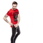 Stylowy t-shirt z miękkiej bawełny - obrazek 4