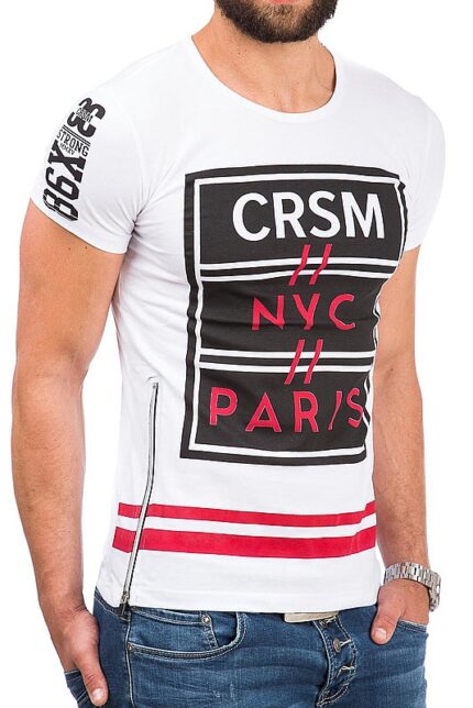 Stylowy t-shirt z miękkiej bawełny